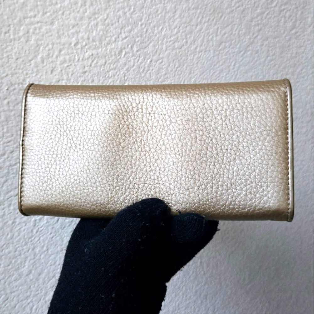 Gucci Metallic Cellarius Calfskin 1973 Continental Wallet - Picture 16 of 16